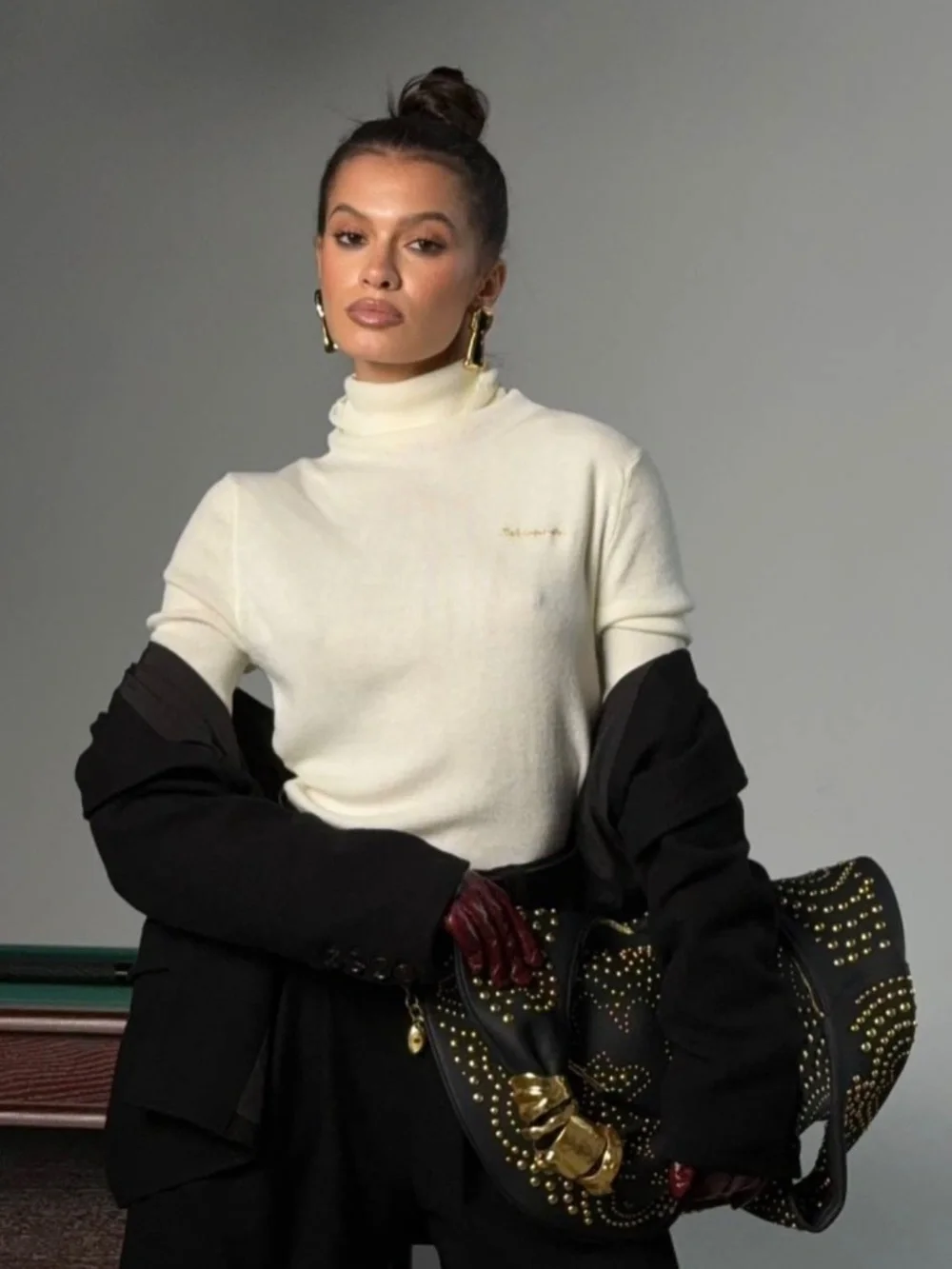 Schiaparelli Stretch Turtleneck - Picture 2 of 7